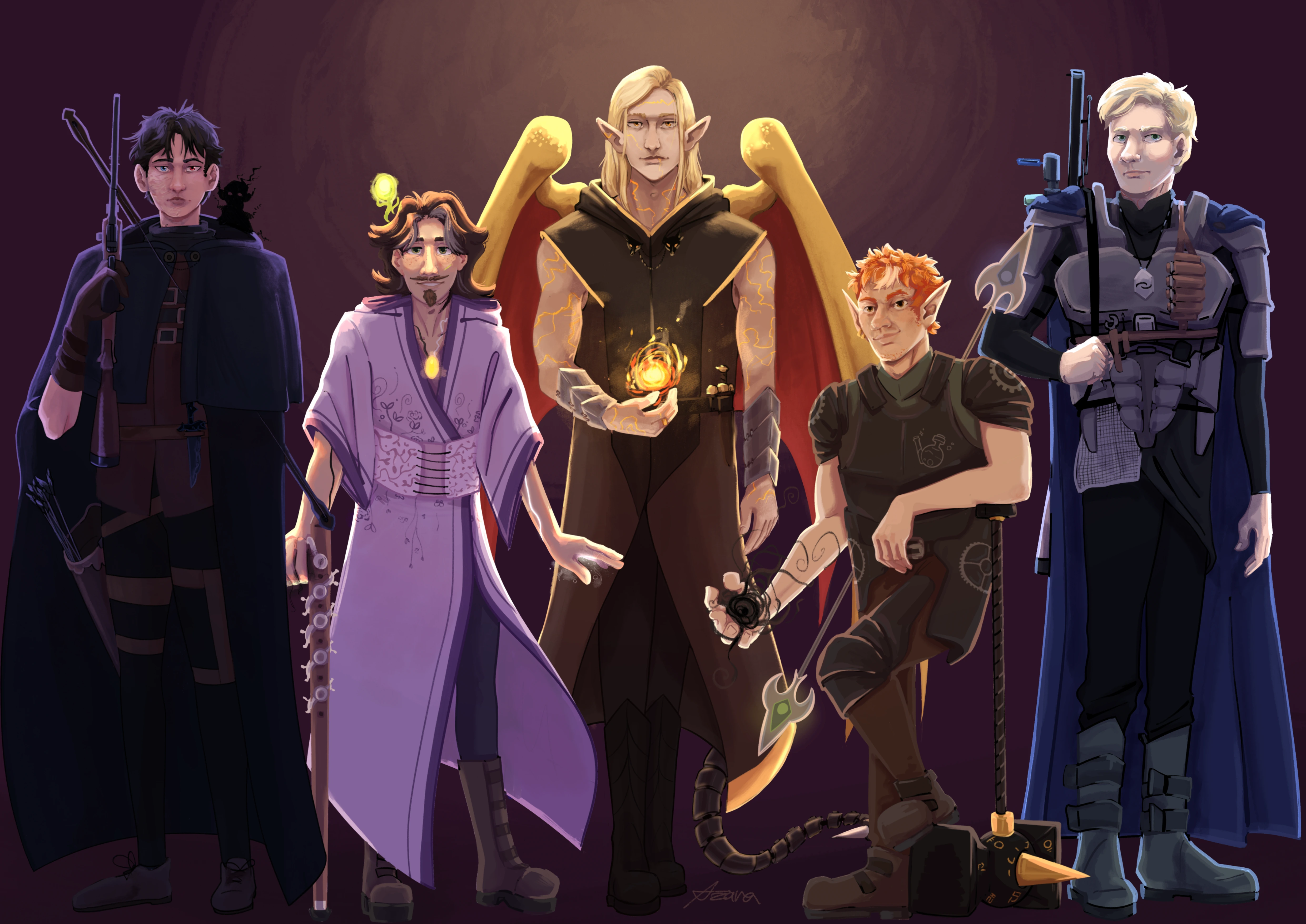 Společná fotka našich postav